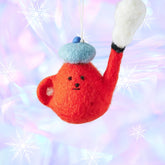 Teapot Hanging Felt Ornament