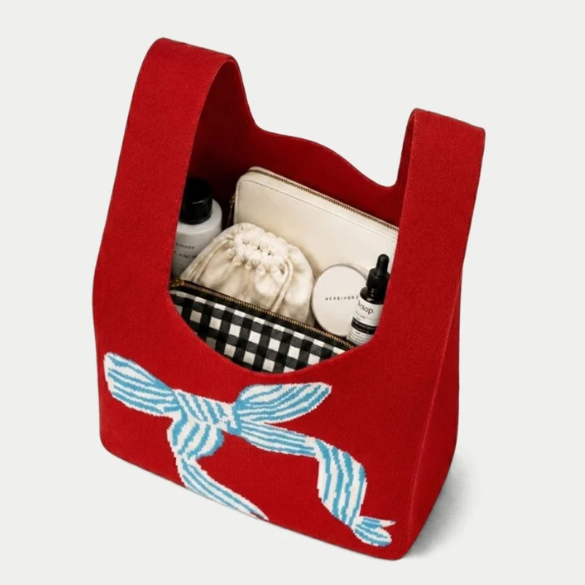 Ribbon Love - Knitted Bag
