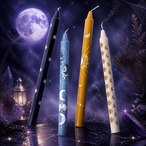 Designer Dinner candles - Set of 4 - Modern Mystic