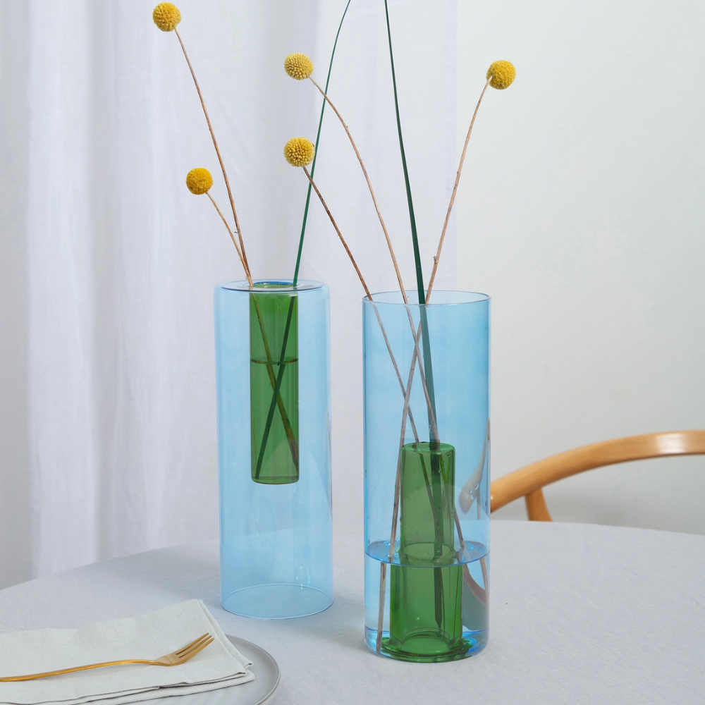 Reversible Glass Vase Large - 2 colours