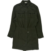 Hush Dark Green Maia Mini Utility Dress