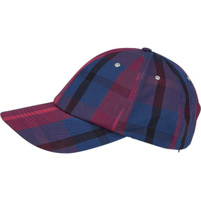 YMC Blue Red Check Baseball Cap