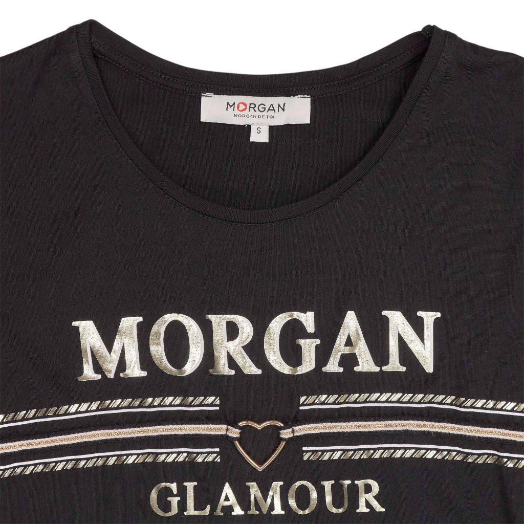 Morgan Black Tank Sleeveless Top