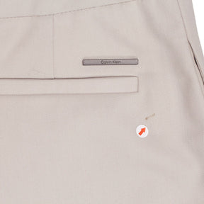 Calvin Klein Sand Pebble Wool Blend Trousers