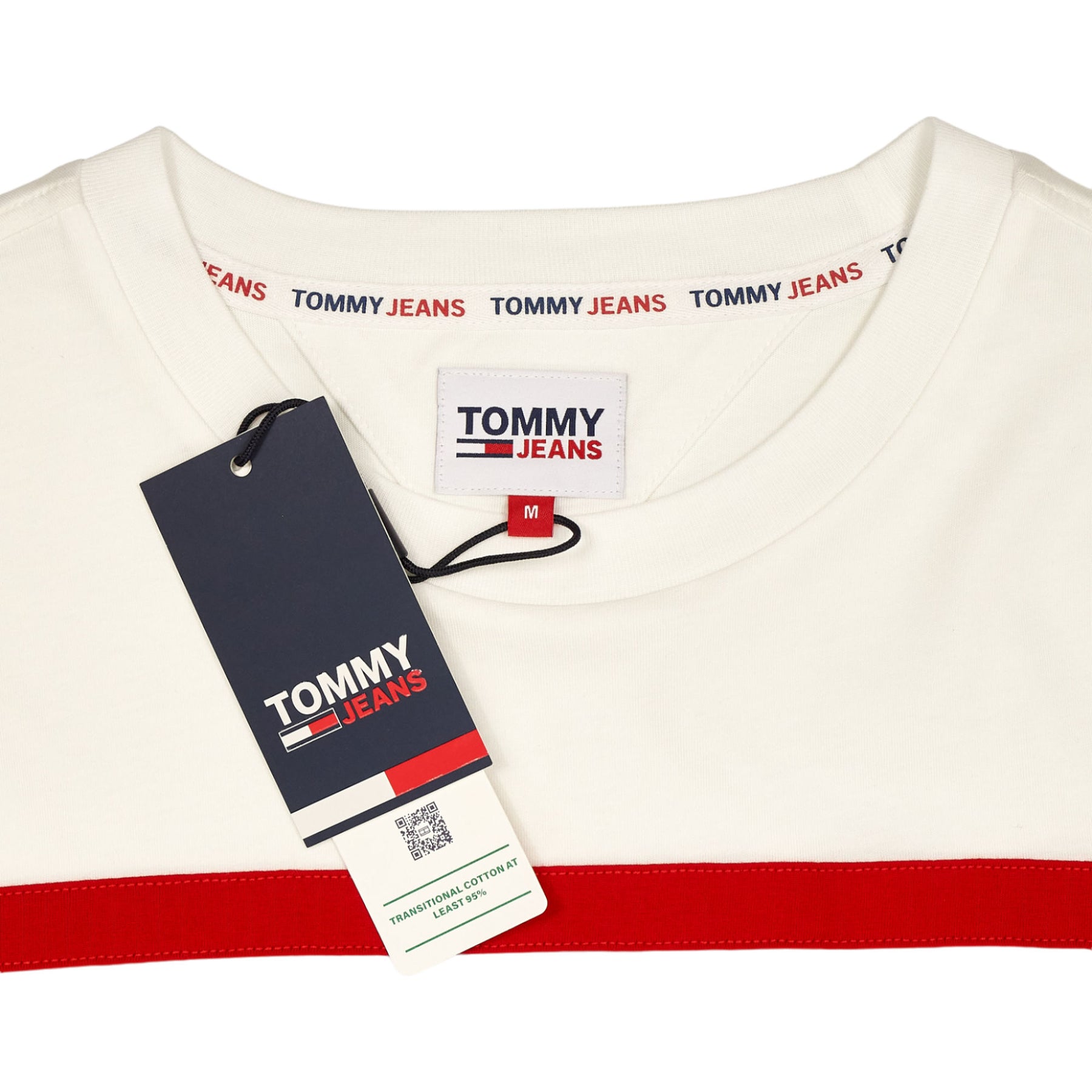 Tommy Jeans White Cotton Shirt