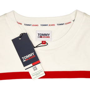 Tommy Jeans White Cotton Shirt