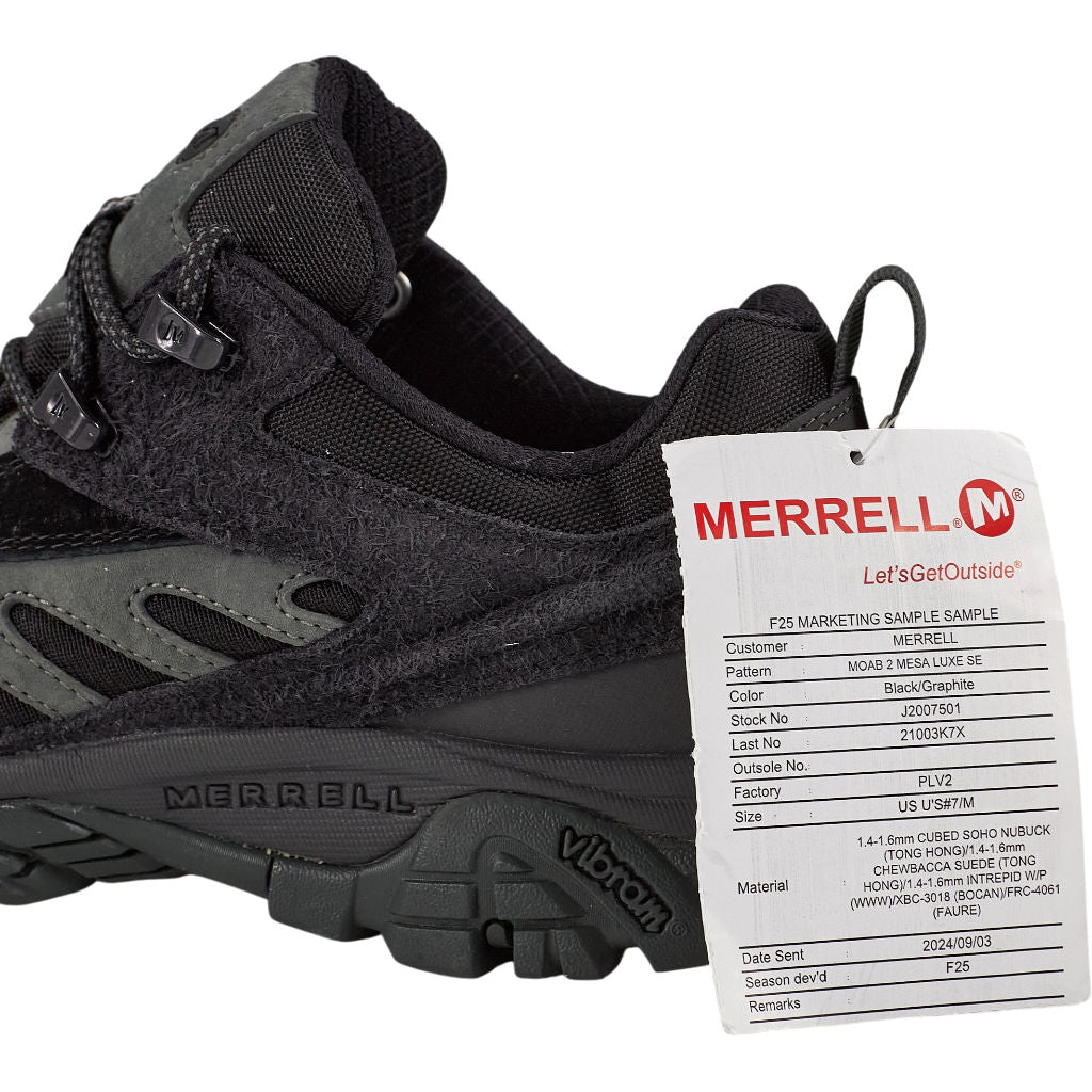 Merrell Black Graphite Moab 2 Mesa Luxe Trainers