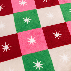 Star Sherpa Fleece Throw Multicolour