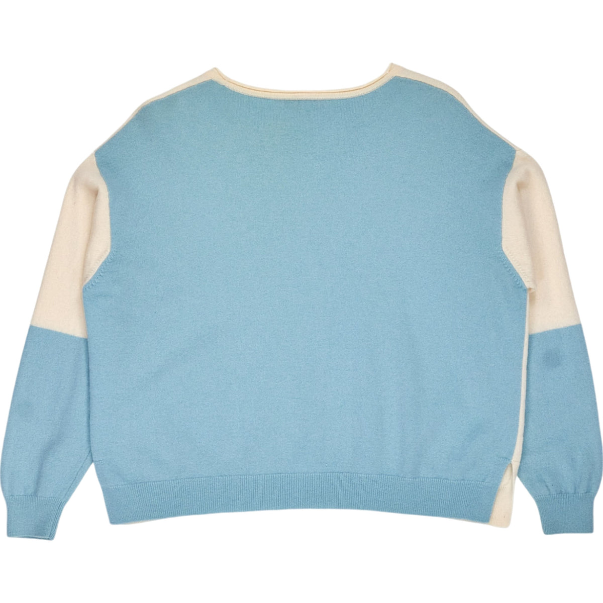 Cocoa Cashmere Blue Cream Jumper