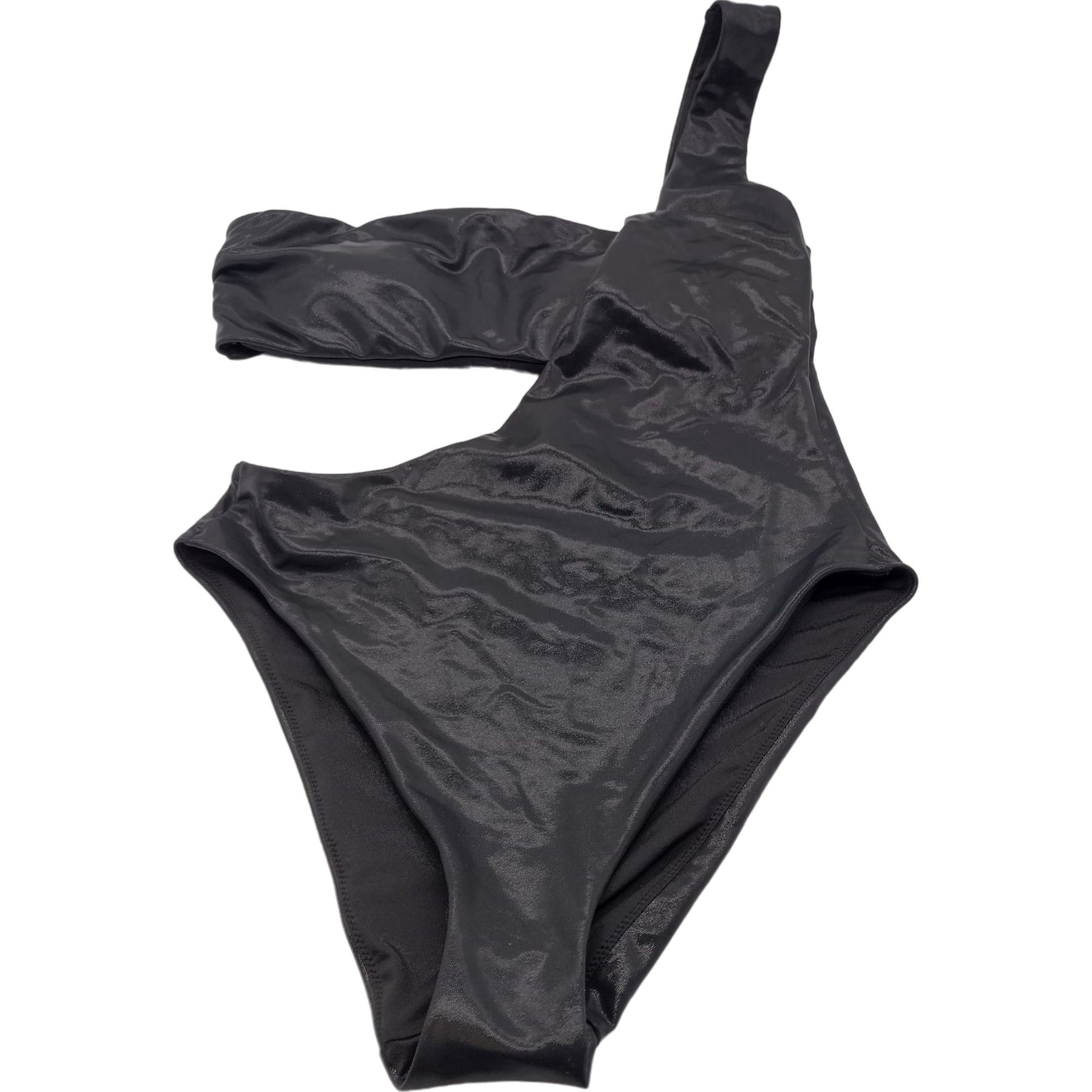 Calvin Klein Black One Shoulder One Piece