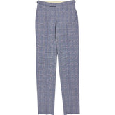 Richard James Blue Check Wool Trousers