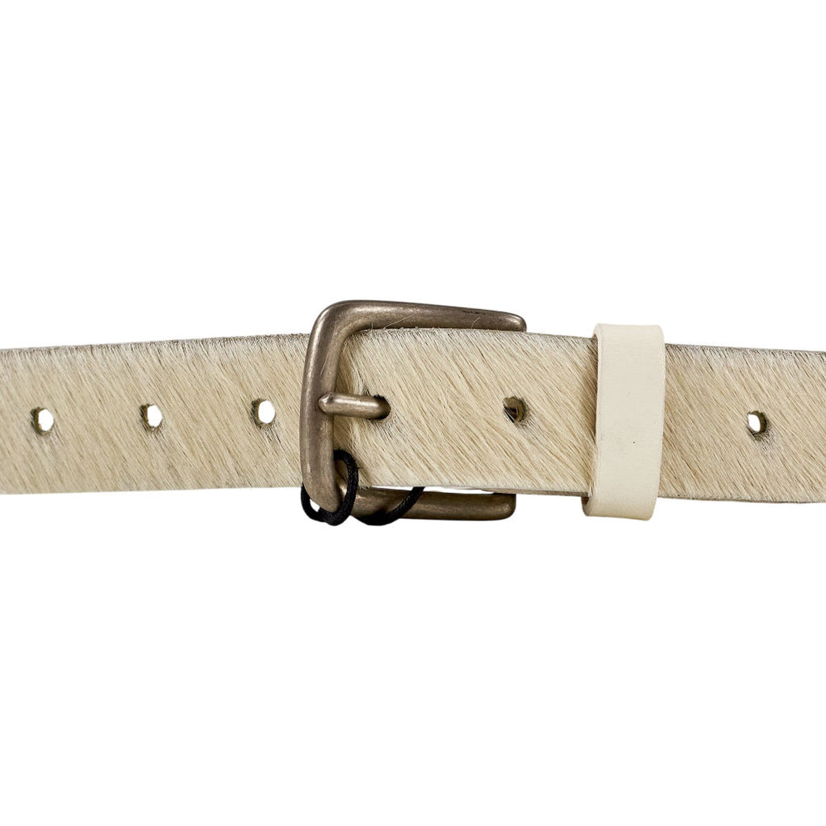 YMC Beige Leather Belt