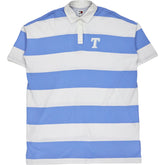 Tommy Jeans White Blue Striped Polo Dress