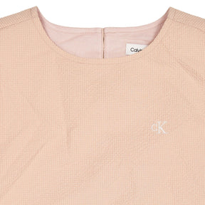 Calvin Klein Pink Sleeveless Crinkle Top