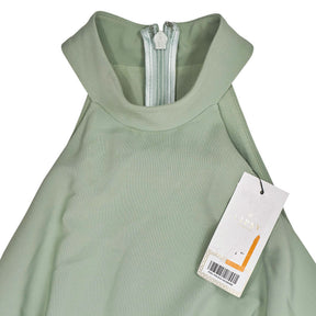 Lipsy Sage Asymmetric Halter Dress
