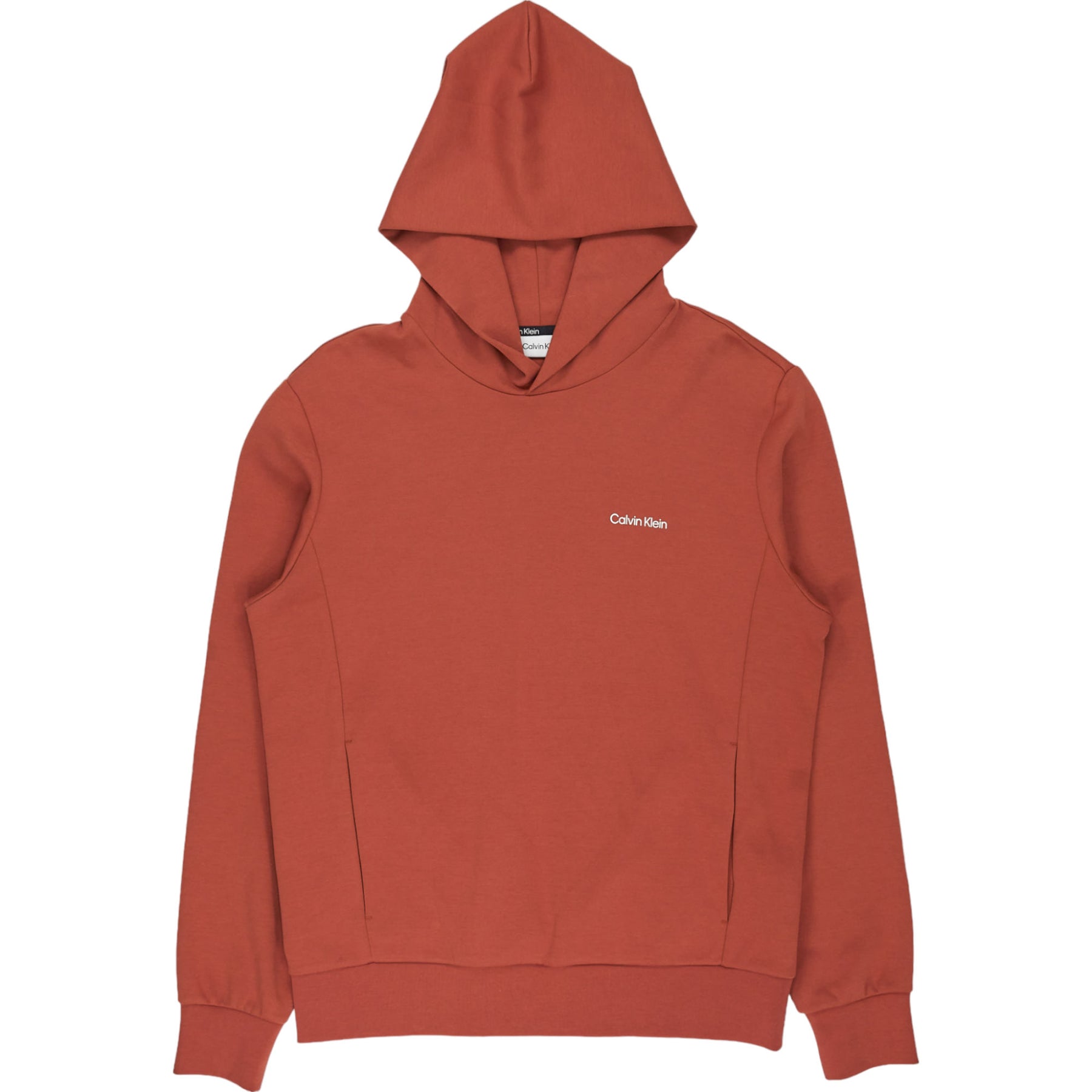 Calvin Klein Orange Organic Cotton Hoodie