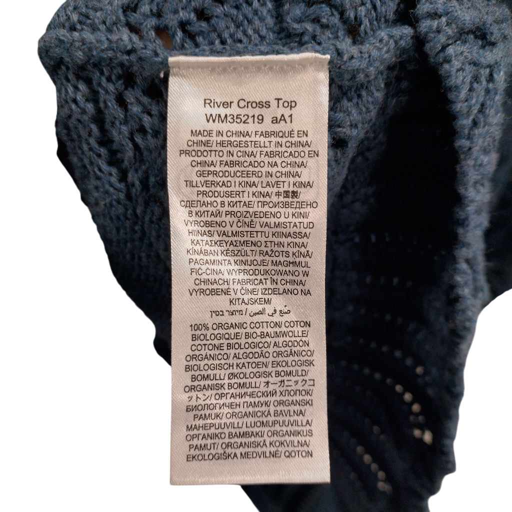 Seasalt Cornwall Blue Organic Cotton Top