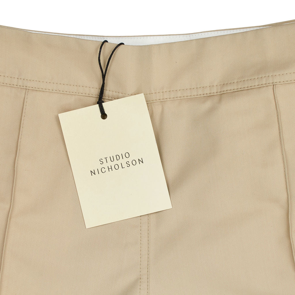 Studio Nicholson Beige Acapulco Cotton Twill Trousers