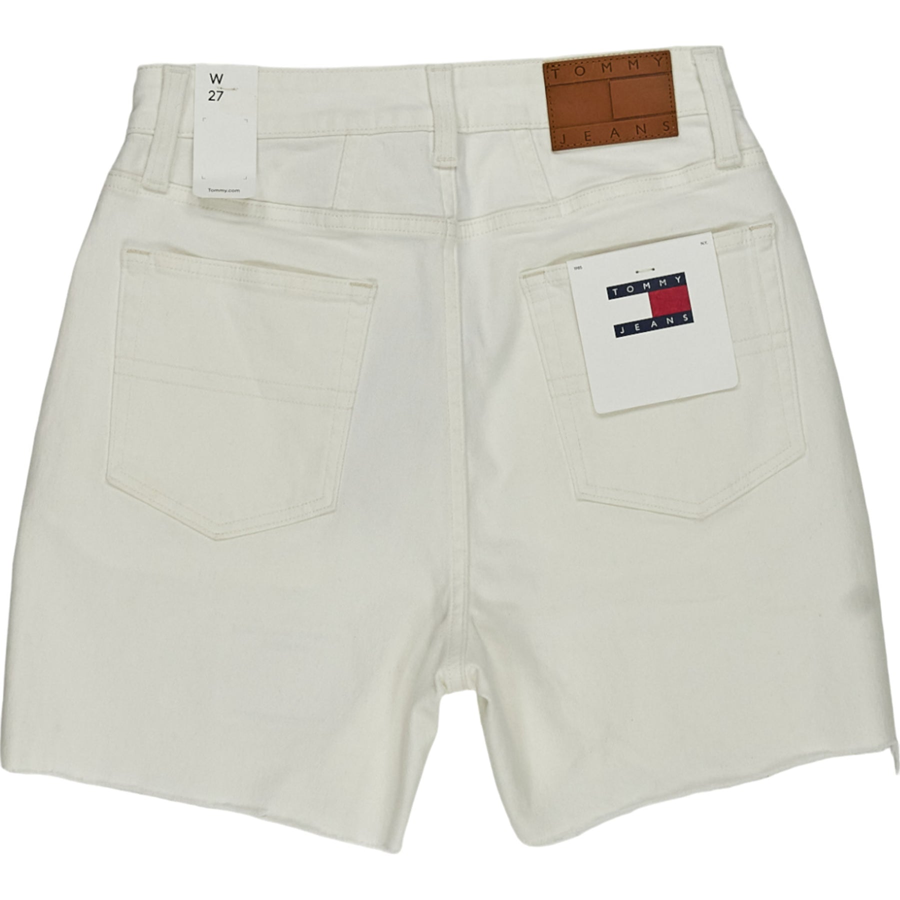 Tommy Hilfiger White Denim Mom Shorts