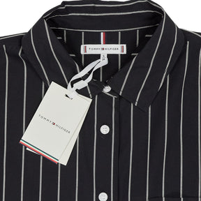 Tommy Hilfiger Black Stripe Loose Fit Shirt