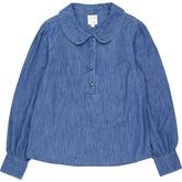 seventy + mochi Blue Denim Blouse