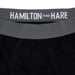 Hamilton & Hare Black Seam Free Underpants