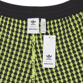 Adidas x Wales Bonner Black Yellow Crochet Shorts