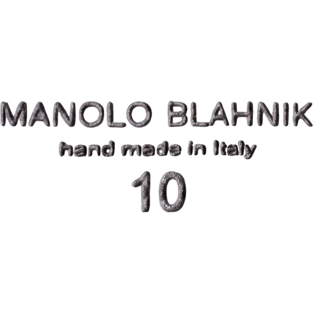 Manolo Blahnik Grey Suede Derby Shoes