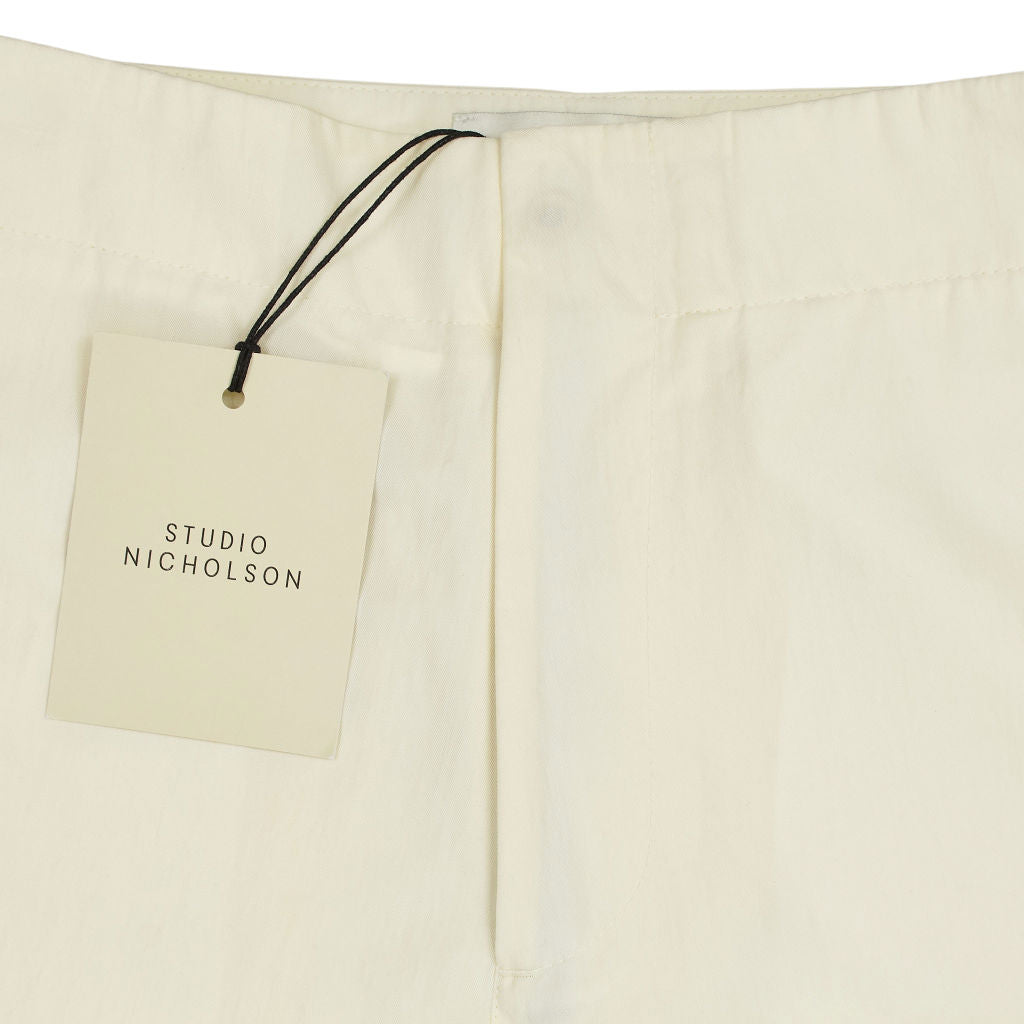 Studio Nicholson Cream Navis Zip Detail Pants