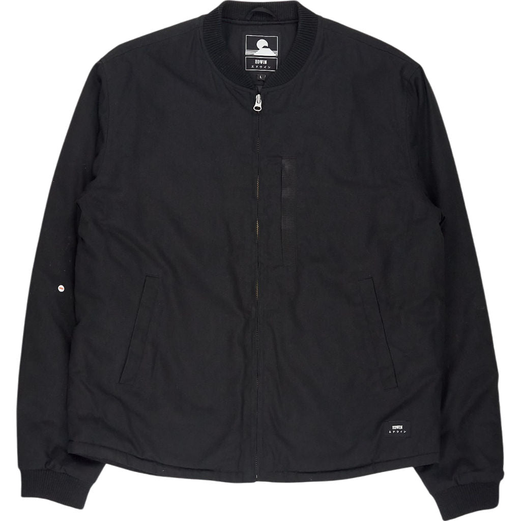 Edwin Black Stam Bomber Jacket