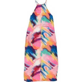 Hush Multicoloured Cut-Out Halter Dress