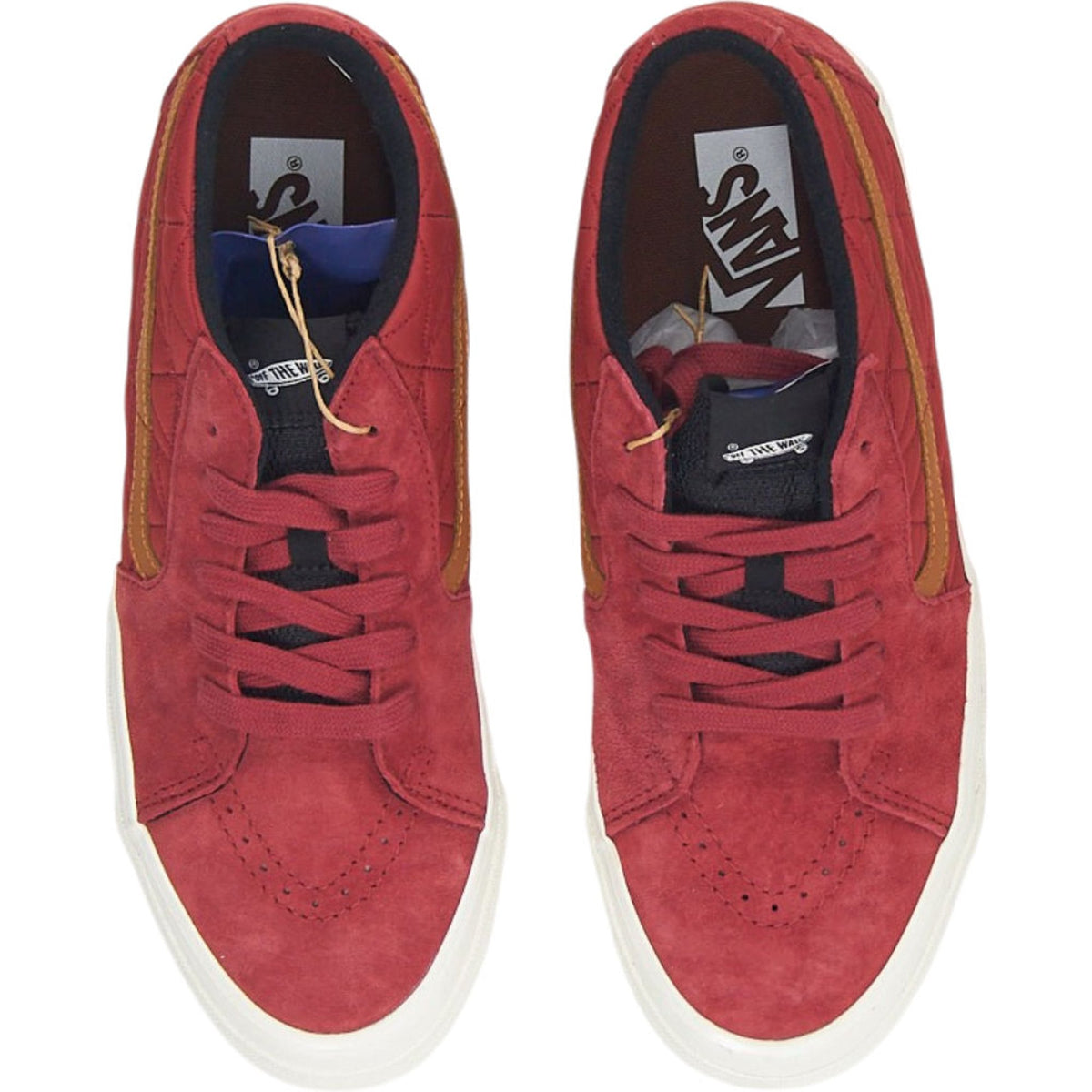 Vans Red Suede Trainers