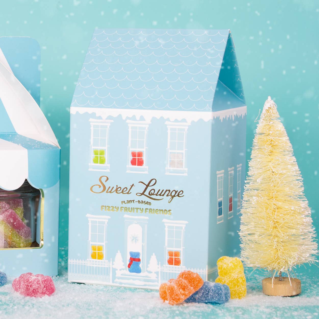Vegan Fizzy Fruity Friends House Gift Box