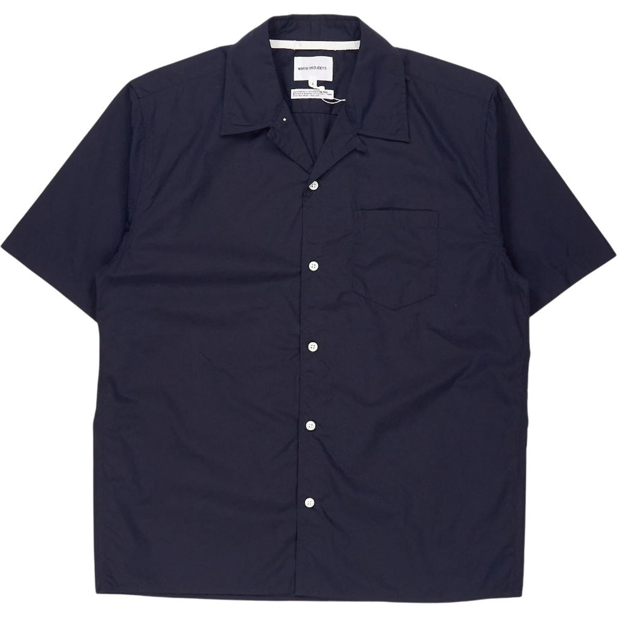 Norse Projects Dark Navy Carsten Poplin Shirt