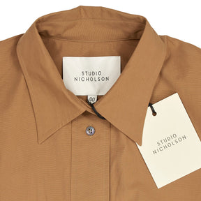 Studio Nicholson Honey Albion Cotton Shirt Dress