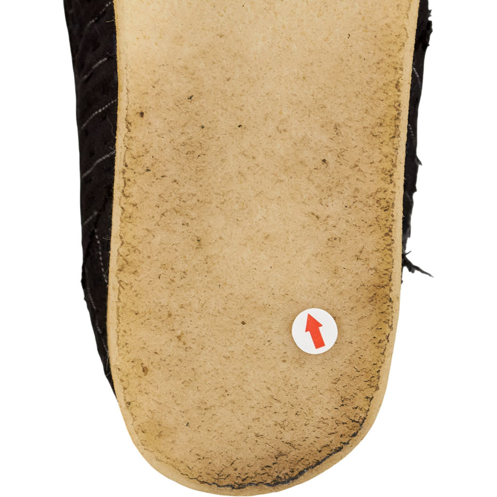 By Walid Black Stitch Detail Shoes