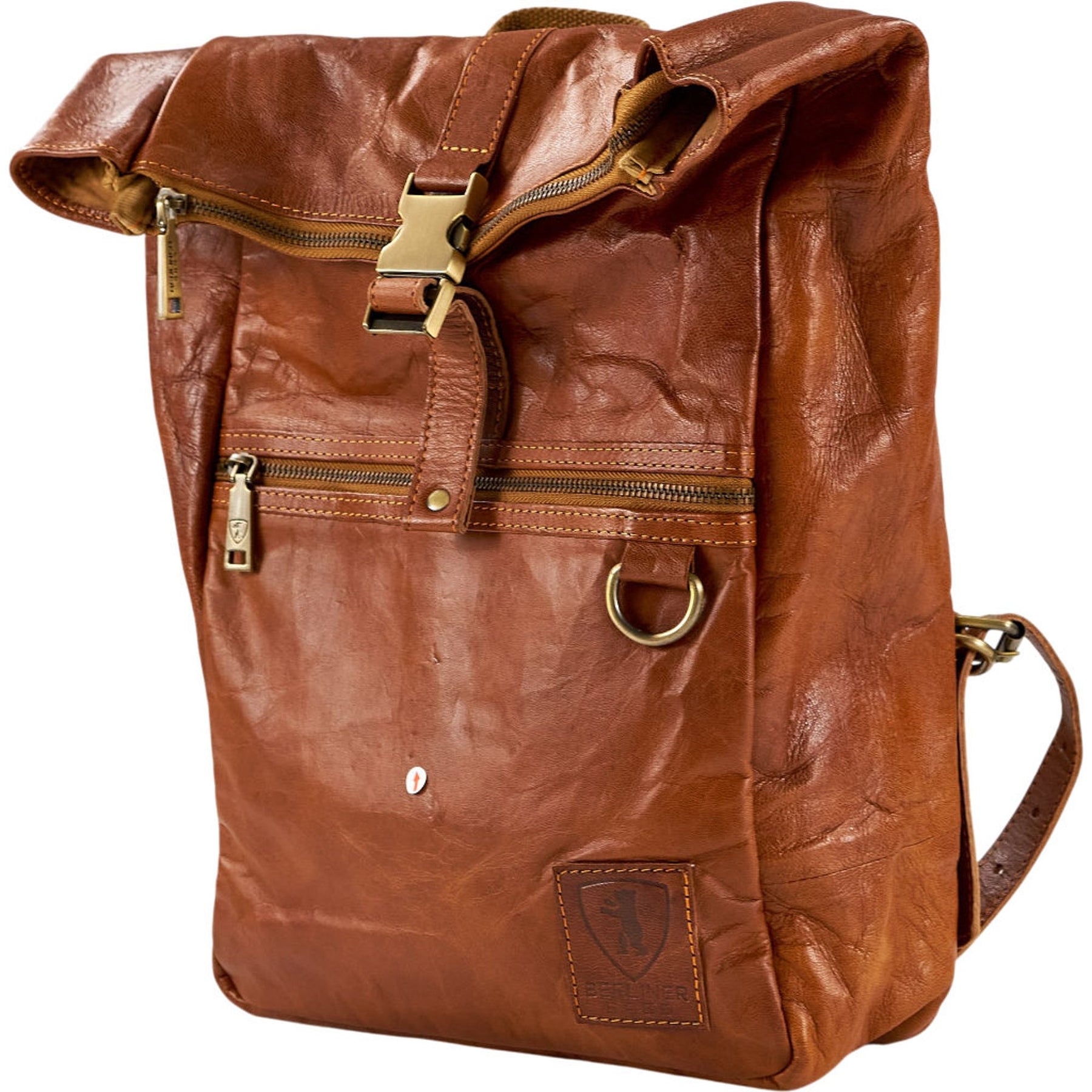 Berliner Bags Brown Leather Backpack