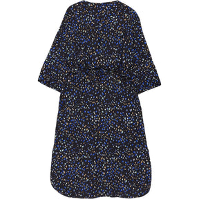 & Other Stories Black Blue Patterned Dress