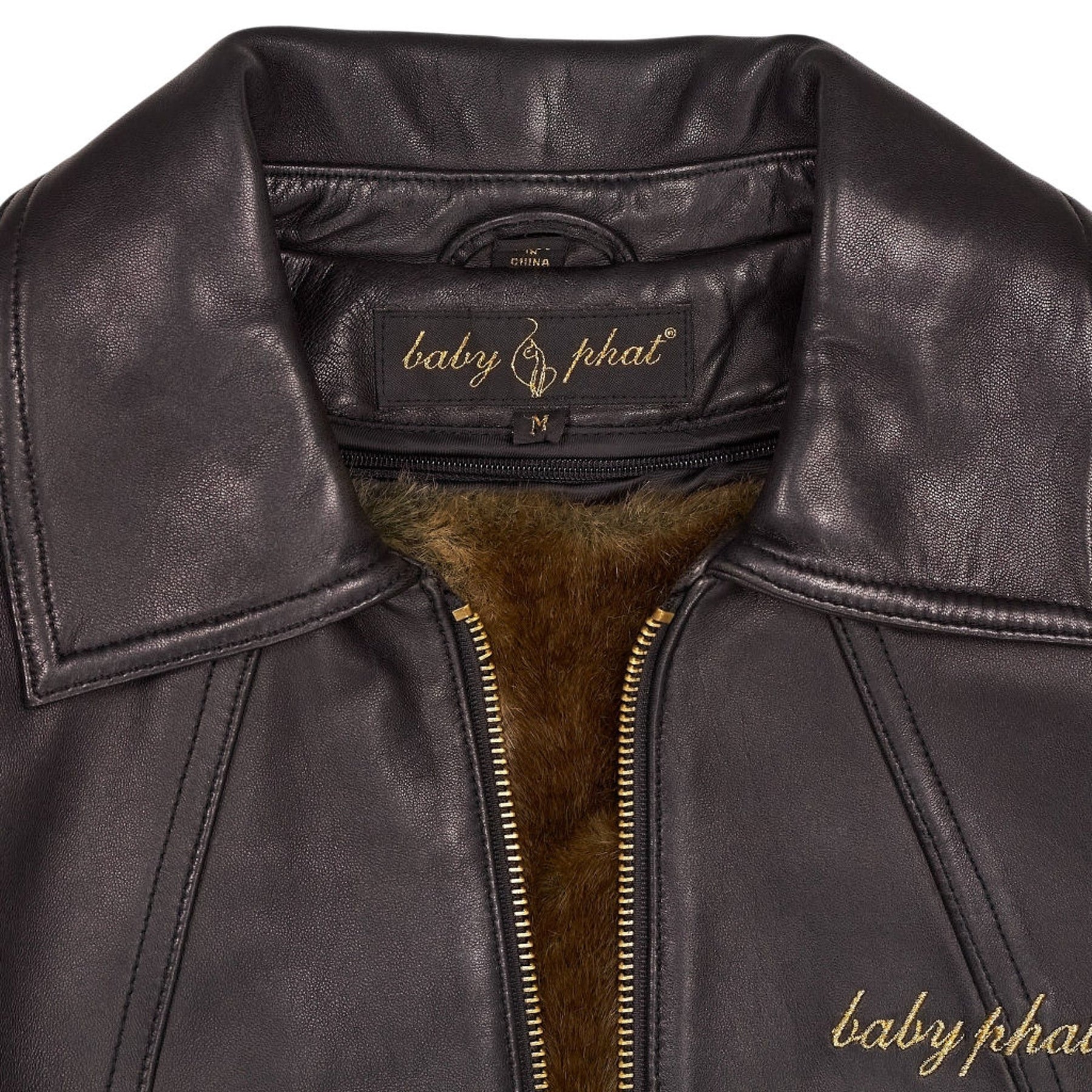 Baby Phat Black Leather Jacket
