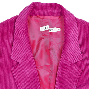 NRBY Pink Corduroy Blazer Jacket