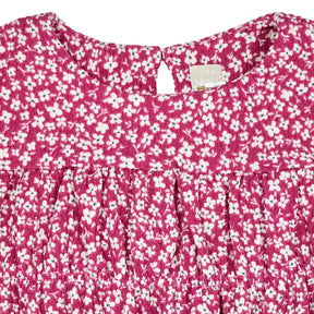 John Lewis Pink Floral Kids Blouse