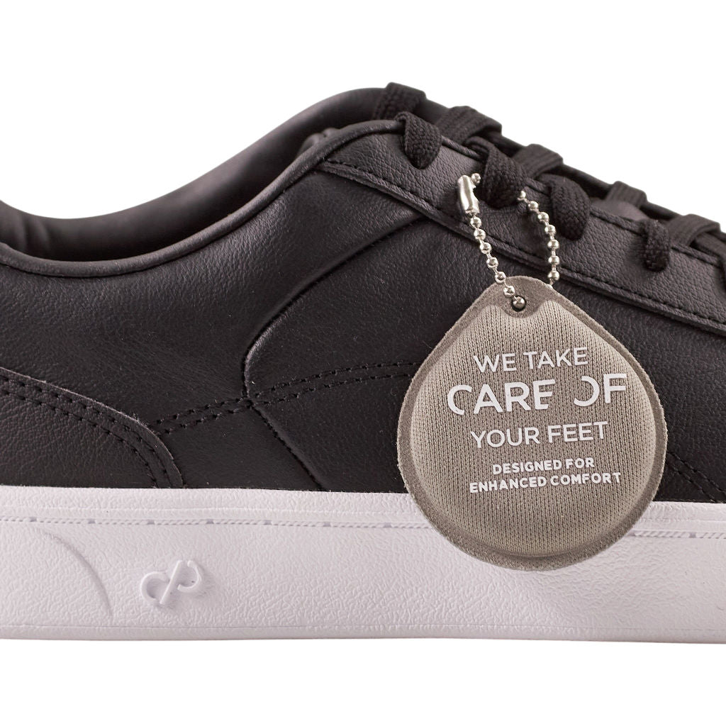 Care Of by Puma Black Court L Trainers