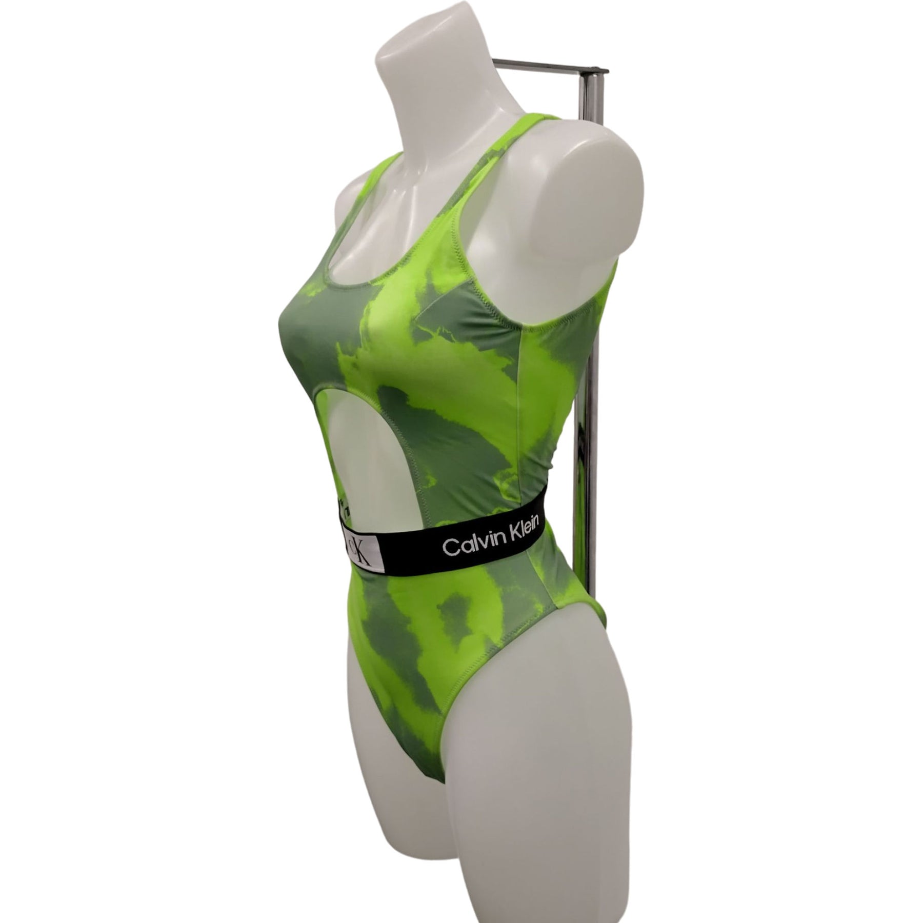 Calvin Klein Green & Yellow Multi Bodysuit
