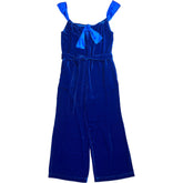 NRBY Blue Velvet Jumpsuit