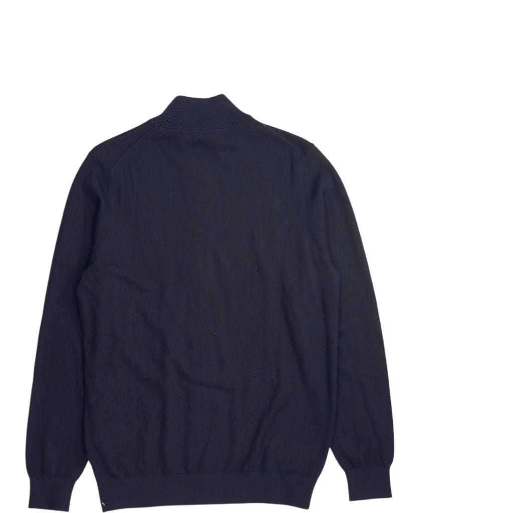 Lyle & Scott Navy Zip Cardigan
