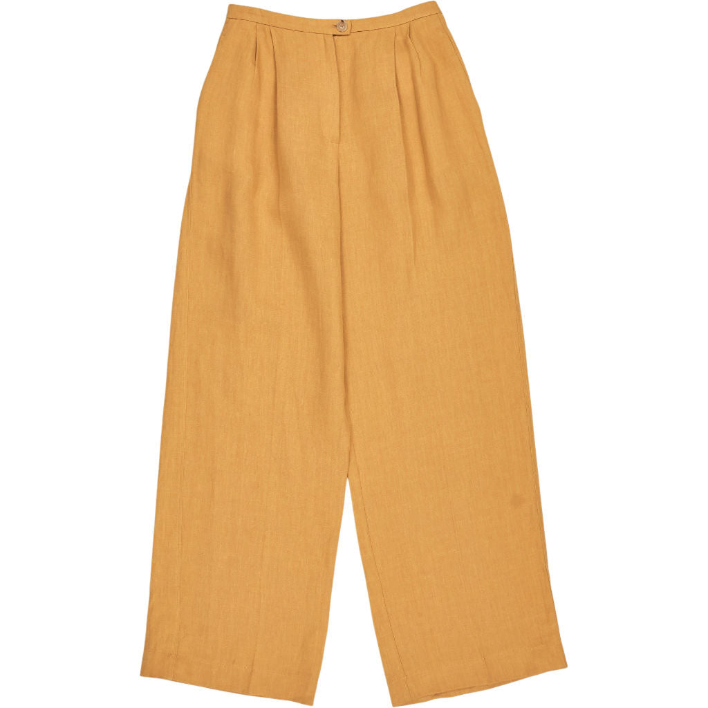 Forte Forte Mustard Wide-Leg Trousers
