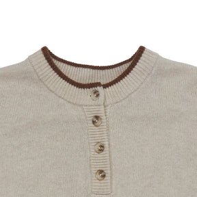Beaufort & Blake Beige Striped Knit Jumper