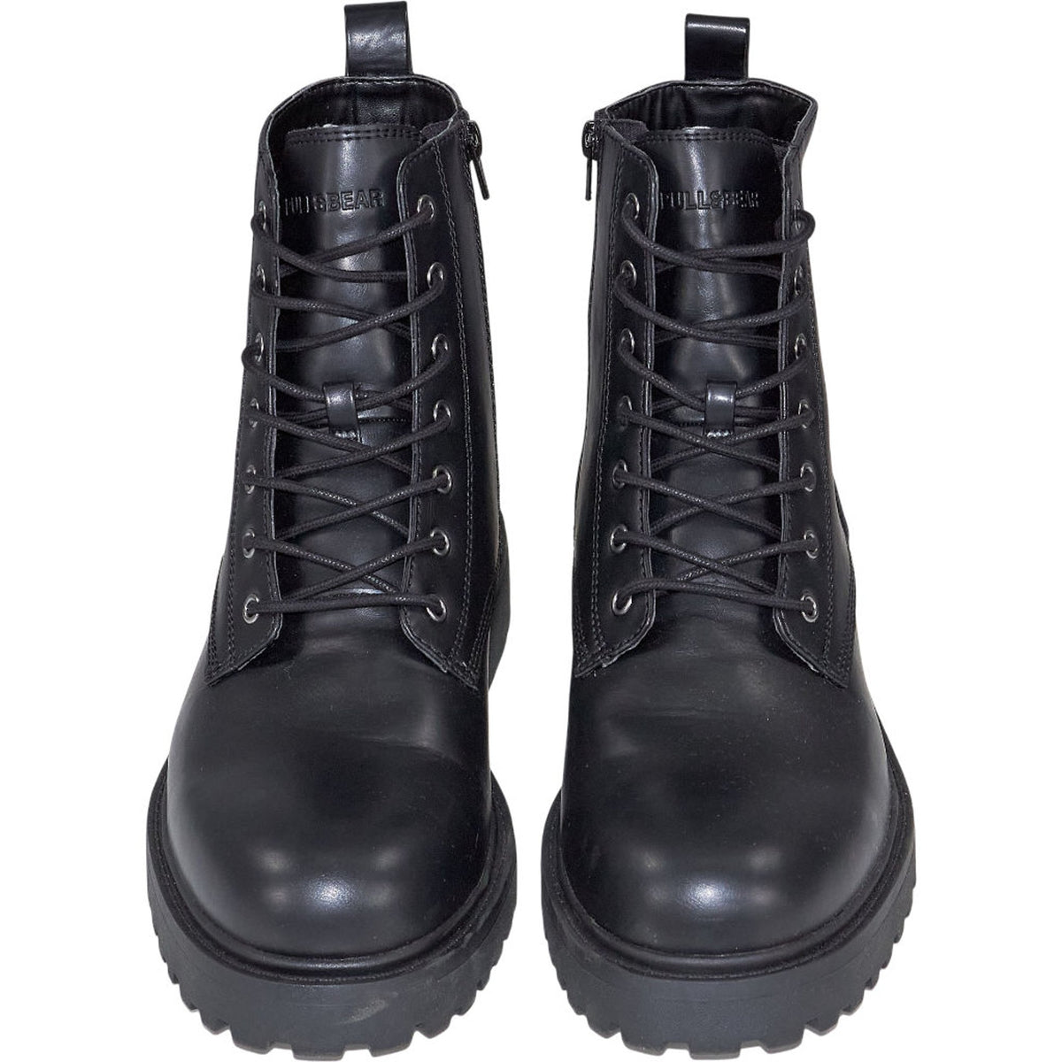 Pull&Bear Black Leather Boots