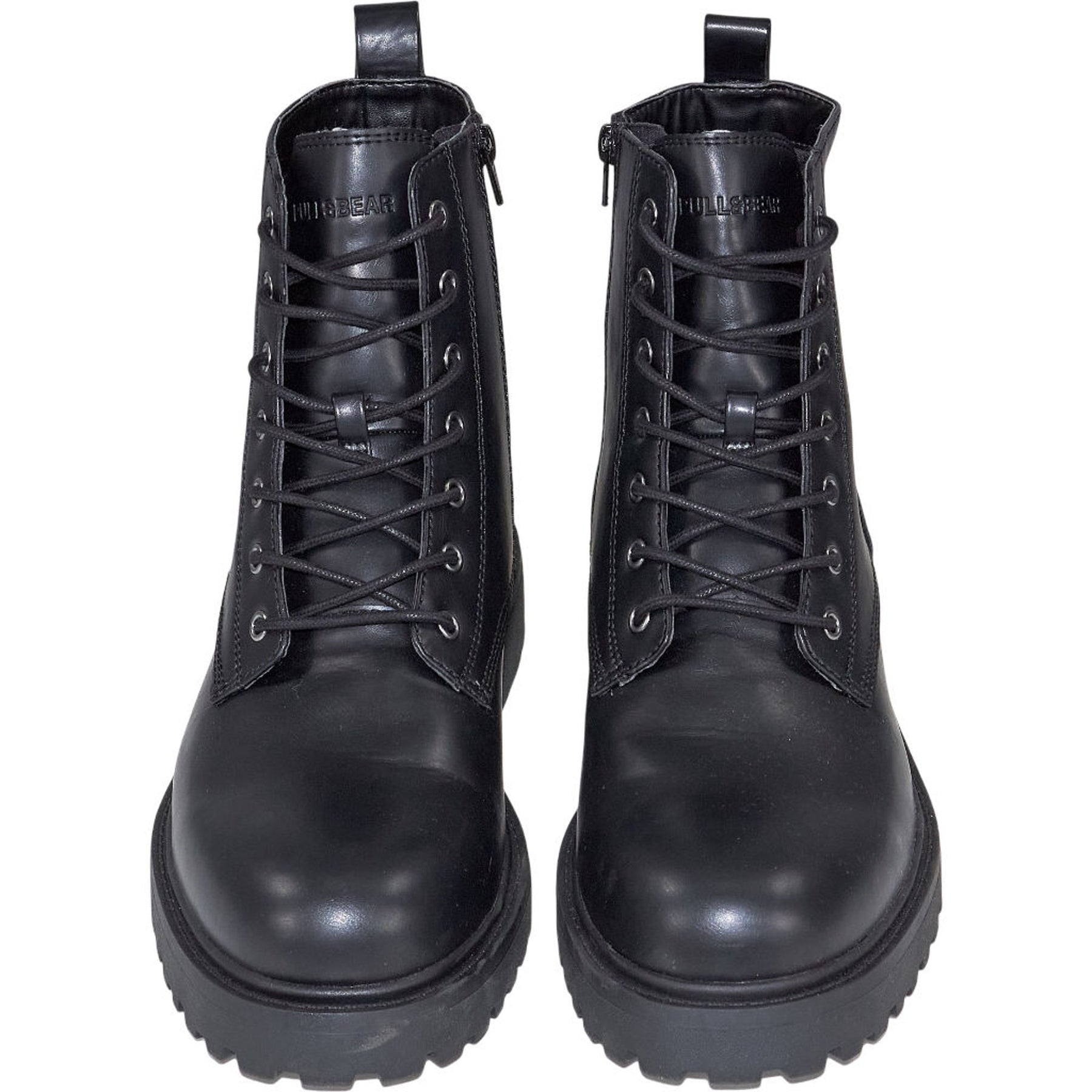 Pull&Bear Black Leather Boots