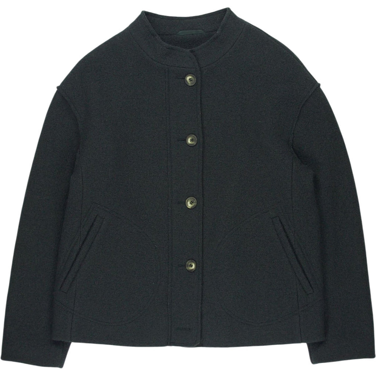 Wyse Green Button-Up Jacket